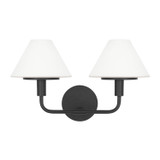 Generation Lighting - GLW1022MBK - Wall Sconce - Mendota - Midnight Black