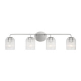 Generation Lighting - GLV1134BS - Four Light Vanity - Eisele - Brushed Nickel