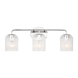 Generation Lighting - GLV1133CH - Three Light Vanity - Eisele - Chrome