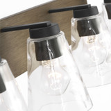 Generation Lighting - GLV1114MBKCRO - Vanity - Dunton - Midnight Black