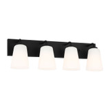 Generation Lighting - GLV1054MBK - Vanity - Miles - Midnight Black