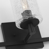 Generation Lighting - GLV1033EN/MBK - Three Light Wall / Bath - Parker - Midnight Black