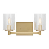 Generation Lighting - GLV1032EN/SB - Two Light Wall / Bath - Parker - Satin Brass