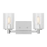 Generation Lighting - GLV1032EN/CH - Two Light Wall / Bath - Parker - Chrome