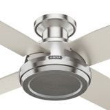 Hunter - 59335 - 44" Ceiling Fan - Dempsey - Brushed Nickel