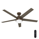 Hunter - 53782 - 60" Ceiling Fan - Aerodyne - Matte Bronze