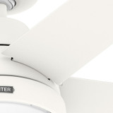 Hunter - 53781 - 60" Ceiling Fan - Aerodyne - Matte White