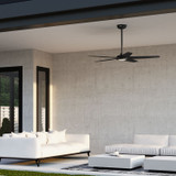 Hunter - 53638 - 52" Ceiling Fan - Zentech - Matte Black