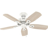 Hunter - 53486 - 42" Ceiling Fan - Builder Elite - Fresh White