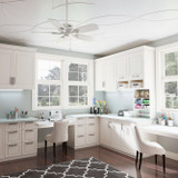 Hunter - 53486 - 42" Ceiling Fan - Builder Elite - Fresh White
