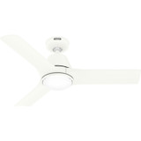 Hunter - 52882 - 44" Ceiling Fan - Aeronaut - Matte White