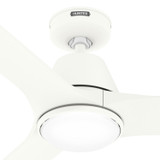 Hunter - 52882 - 44" Ceiling Fan - Aeronaut - Matte White