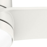 Hunter - 52876 - 60" Ceiling Fan - Bolsa - Fresh White