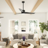 Hunter - 52875 - 60" Ceiling Fan - Bolsa - Matte Black