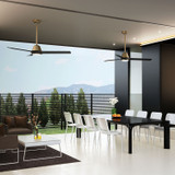 Hunter - 52824 - 60" Ceiling Fan - Aeronaut - Luxe Gold
