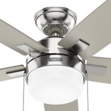 Hunter - 52505 - 52" Ceiling Fan - Anisten - Brushed Nickel