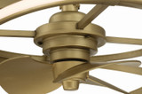 Hunter - 50460 - 20" Fandelier - Cirro Fandelier - Luxe Gold