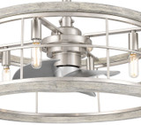Hunter - 50106 - 22" Fandelier - Bridgette Fandelier - Brushed Nickel