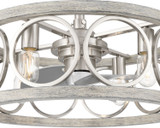 Hunter - 50104 - 22" Fandelier - Haven Fandelier - Brushed Nickel