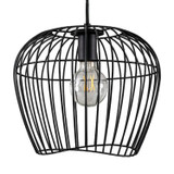 Hunter - 48240 - One Light Pendant - Redding - Matte Black
