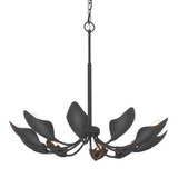 Hunter - 48222 - Ten Light Chandelier - Juneway - Matte Black