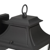 Hunter - 46082 - Three Light Outdoor Wall Mount - Spring Cove - Matte Black