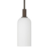 Hunter - 13246 - One Light Pendant - Beverly Glen - Matte Bronze