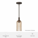 Hunter - 13245 - One Light Pendant - Beverly Glen - Matte Bronze
