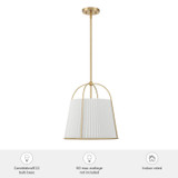 Hunter - 48244 - Three Light Pendant - Atmore - Alturas Gold
