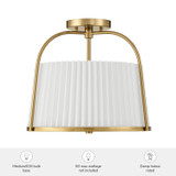 Hunter - 48242 - Two Light Semi Flush Mount - Atmore - Alturas Gold
