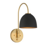 Hunter - 48175 - One Light Wall Sconce - Erling - Luxe Gold