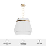 Hunter - 48160 - One Light Pendant - Ada Lee - Alturas Gold