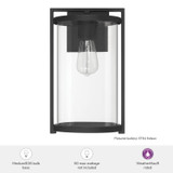 Hunter - 46067 - One Light Outdoor Wall Mount - Astwood - Matte Black