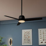 Hunter - 53546 - 52" Ceiling Fan - Malden - Matte Black