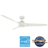 Hunter - 52998 - 60" Ceiling Fan - Mosley - Fresh White