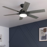 Hunter - 52783 - 52" Ceiling Fan - Georgetown - Matte Black