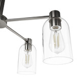Hunter - 49080 - Five Light Chandelier - Lochemeade - Brushed Nickel