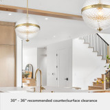 Hunter - 48250 - One Light Pendant - Bay Hollow - Alturas Gold