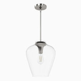 Hunter - 49010 - One Light Pendant - Vidria - Brushed Nickel