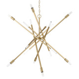 Hunter - 48180 - Eight Light Chandelier - Vicontessa - Alturas Gold