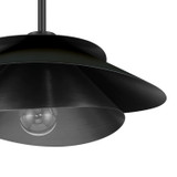 Hunter - 48157 - One Light Pendant - Hiro - Matte Black