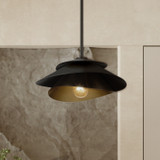 Hunter - 48157 - One Light Pendant - Hiro - Matte Black