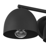 Hunter - 48136 - Three Light Bathroom Vanity - Erling - Matte Black