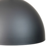 Hunter - 48126 - One Light Pendant - Erling - Matte Black