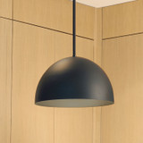 Hunter - 48126 - One Light Pendant - Erling - Matte Black