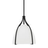 Hunter - 48119 - One Light Pendant - Arcelia - Matte Black