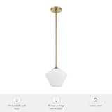 Hunter - 48101 - One Light Pendant - Celestial Valley - Alturas Gold