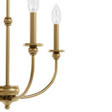 Hunter - 48067 - Four Light Chandelier - Southcrest - Luxe Gold