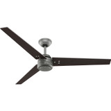Hunter - 52981 - 60" Ceiling Fan - Cassius - Matte Silver