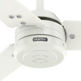 Hunter - 52980 - 60" Ceiling Fan - Cassius - Fresh White